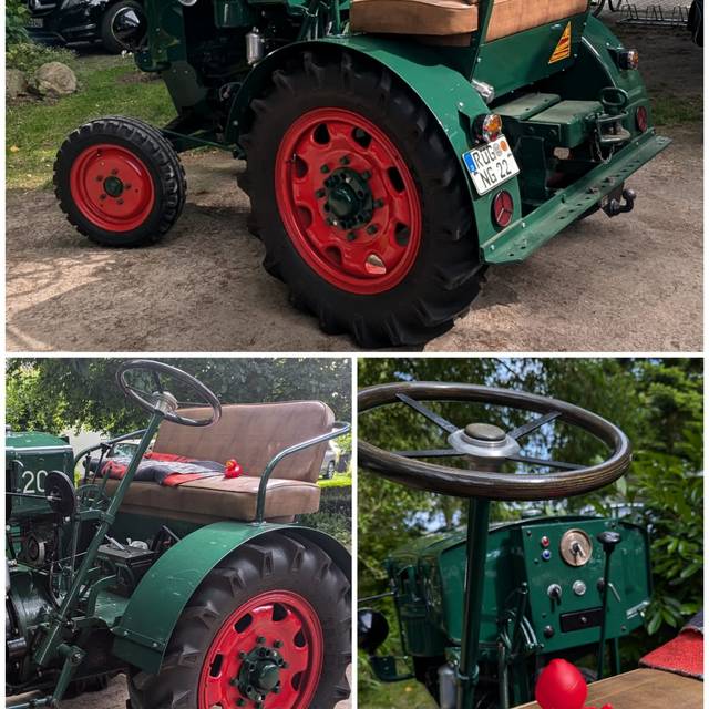Foto von Susanne: Dieter fährt Oldtimer Traktor