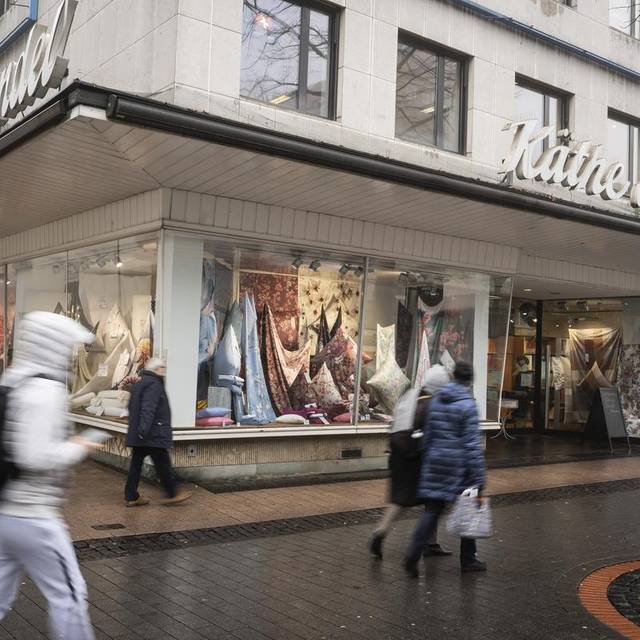 Das Bettenhaus Käthe Mandel in der Duisburger Innenstadt schließt im Sommer für immer.