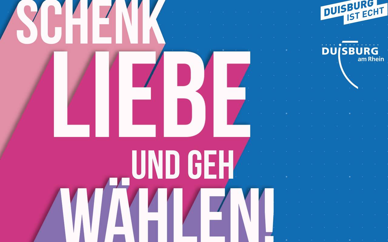 Plakat Wahlkampagne Stadt Duisburg