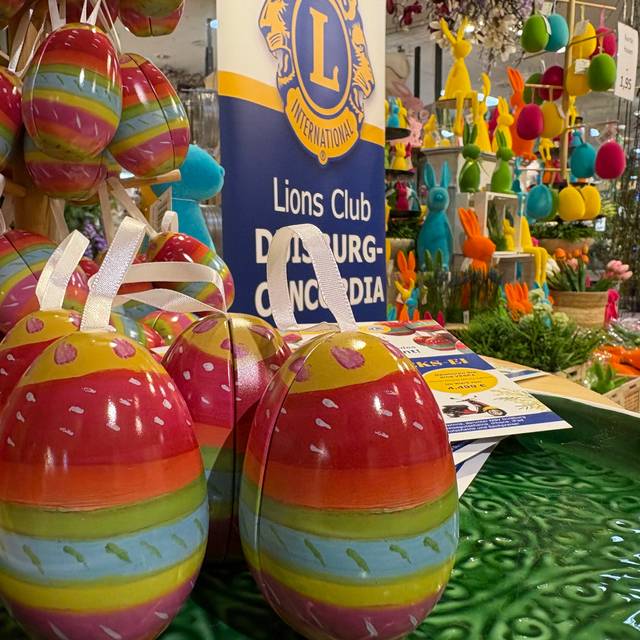 Neue Glücks-Eier des Lions Club Duisburg-Concordia
