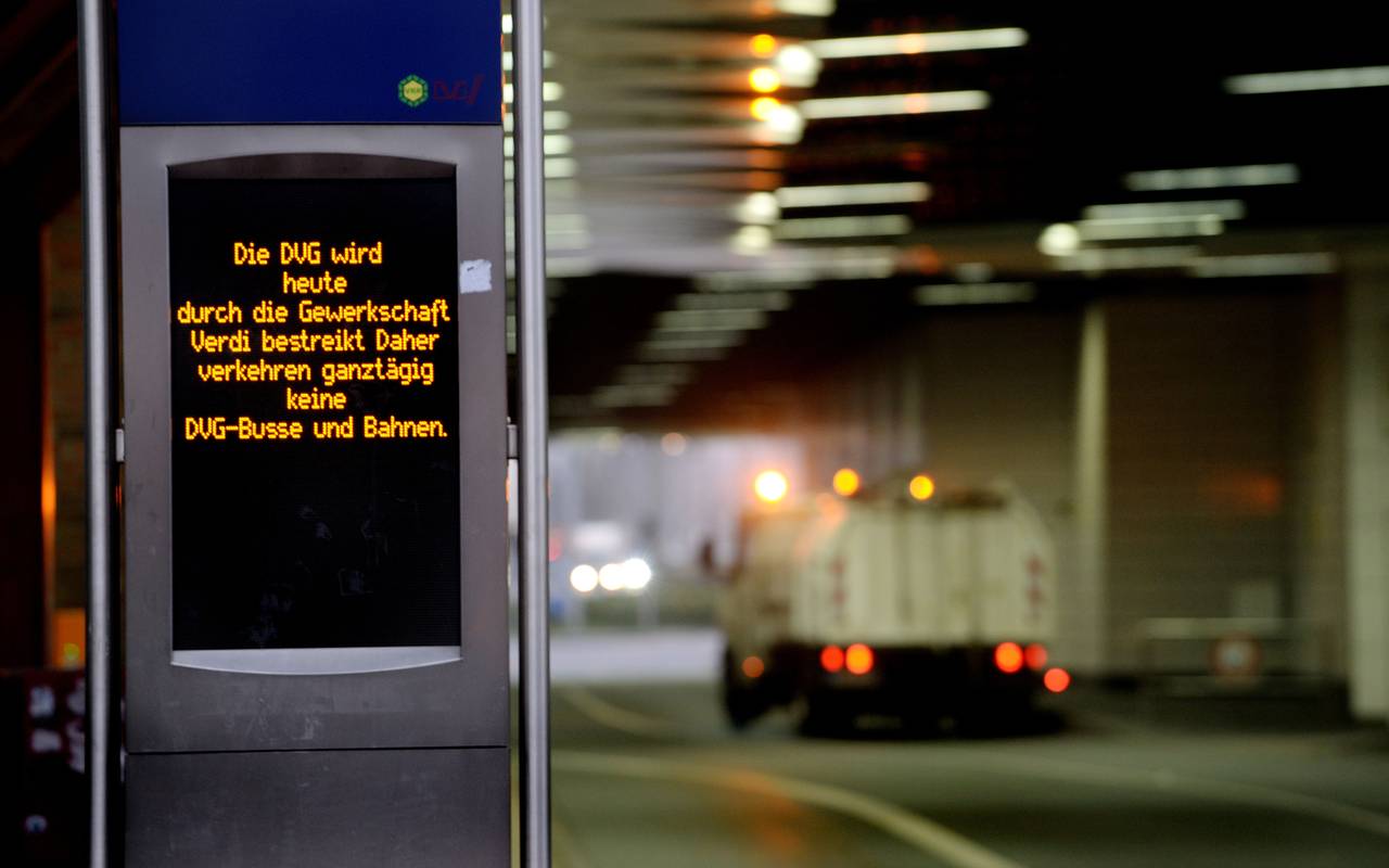 Bei der DVG wird gestreikt