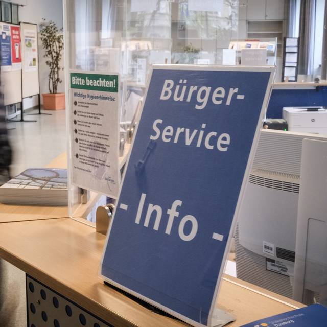 Eingangsbereich vom Bürger-Service in Duisburg