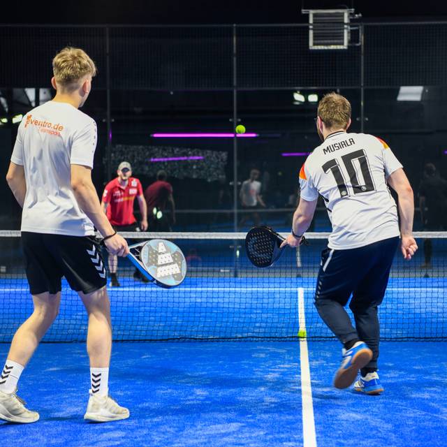 Padel-Sportanlage in Betrieb