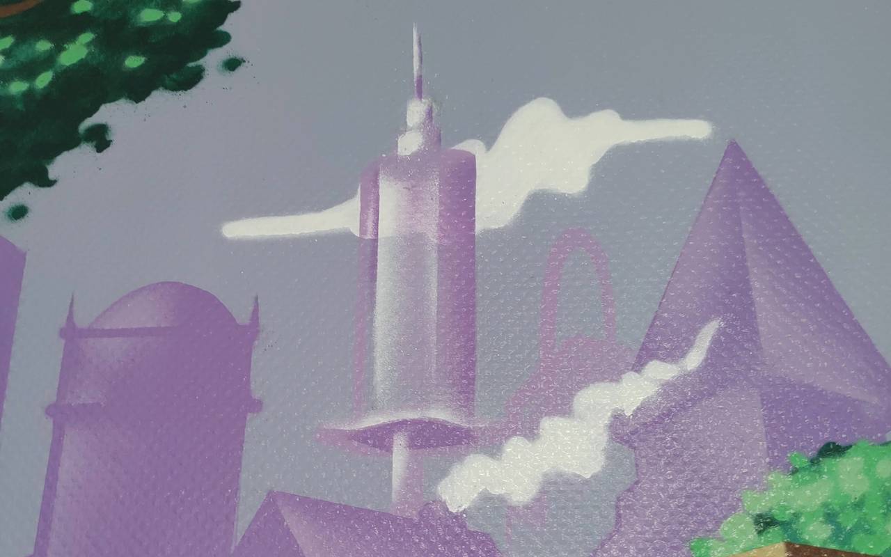 Bunte Bilder im Duisburger Sana-Klinikum