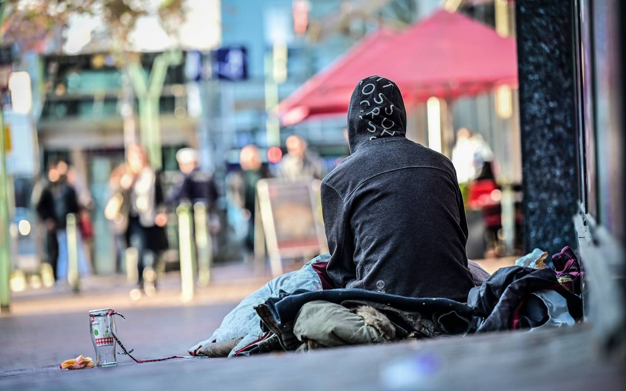 Straßenbeutel für Obdachlose in Duisburg