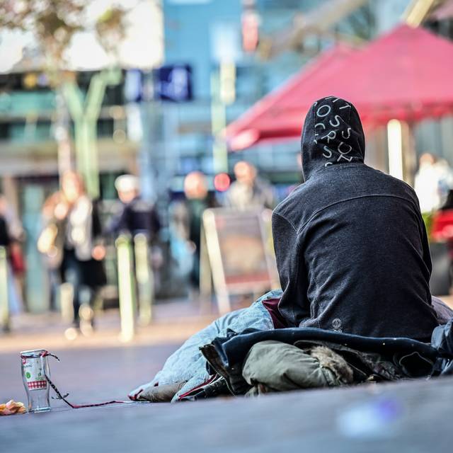 Straßenbeutel für Obdachlose in Duisburg