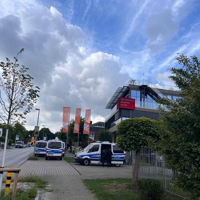 Polizeieinsatz am Wera Forum
