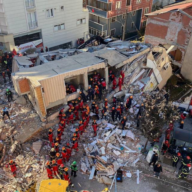 Gebäudeeinsturz in der Türkei