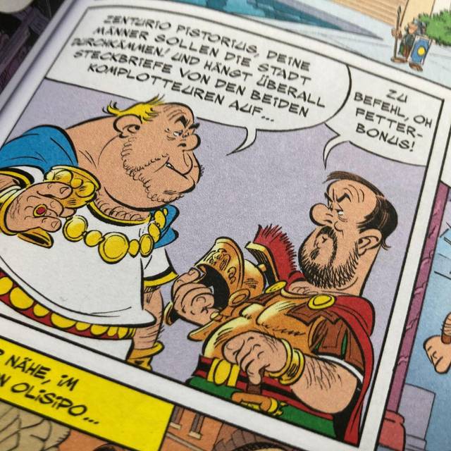 «Asterix in Lusitanien» - Zenturio Pistorius