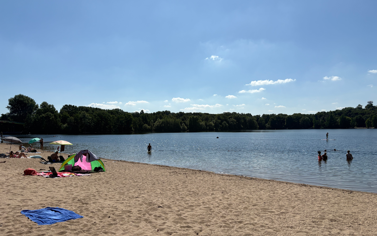 Das Freibad Wolfssee liegt an der Sechs-Seen-Platte.