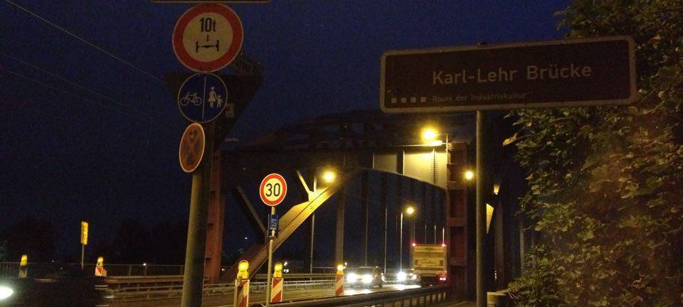 Karl-Lehr-Brückenzug erneut gesperrt