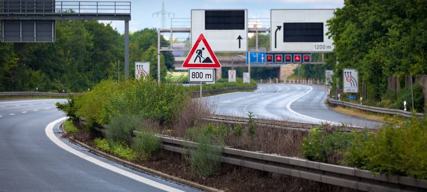 Sperrungen im Kreuz Duisburg