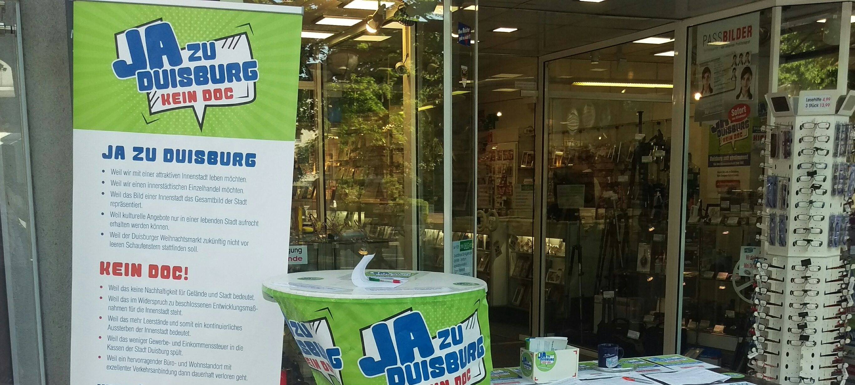 Duisburger Innenstadt 3 Jahre nach dem Bürgerentscheid gegen das DOC
