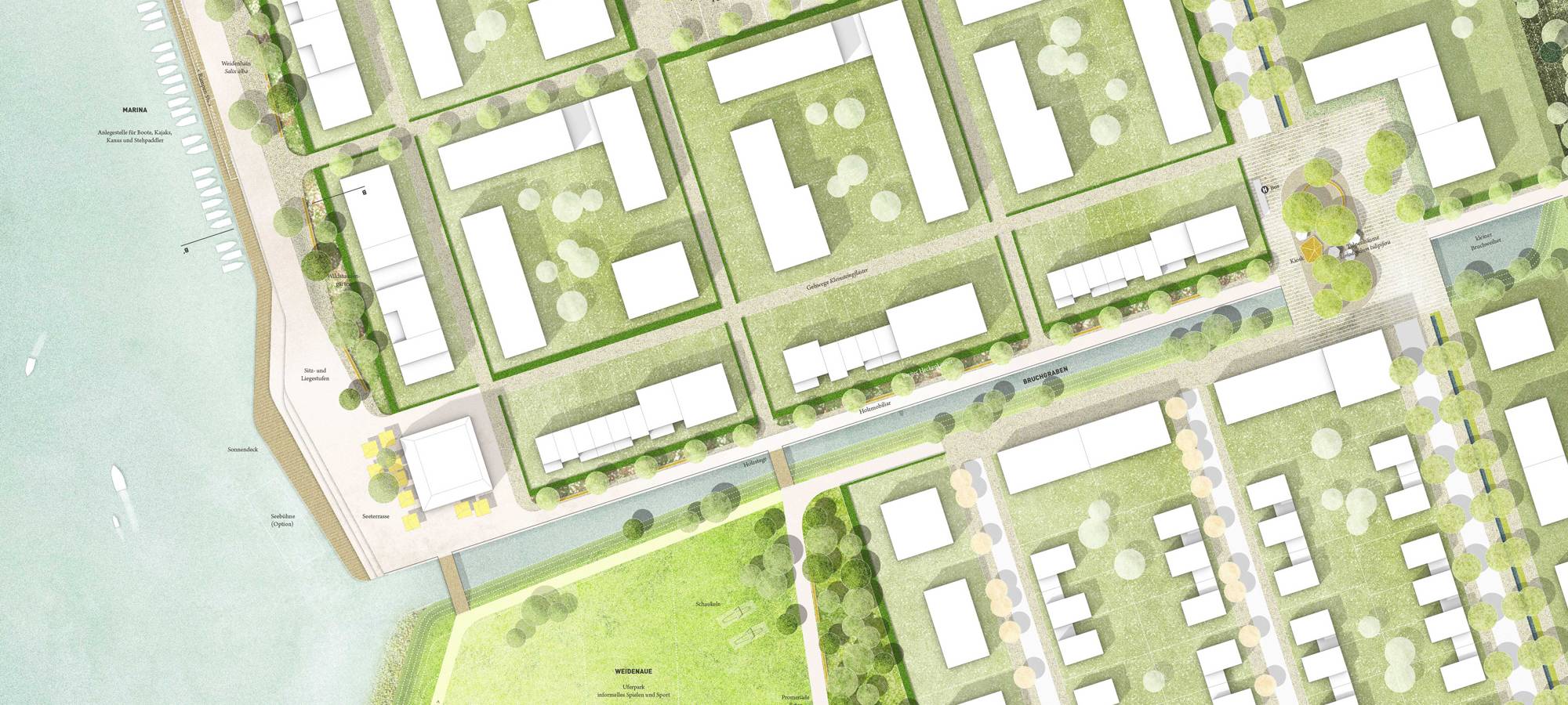 Neues Wohngebiet 6 Seen Wedau