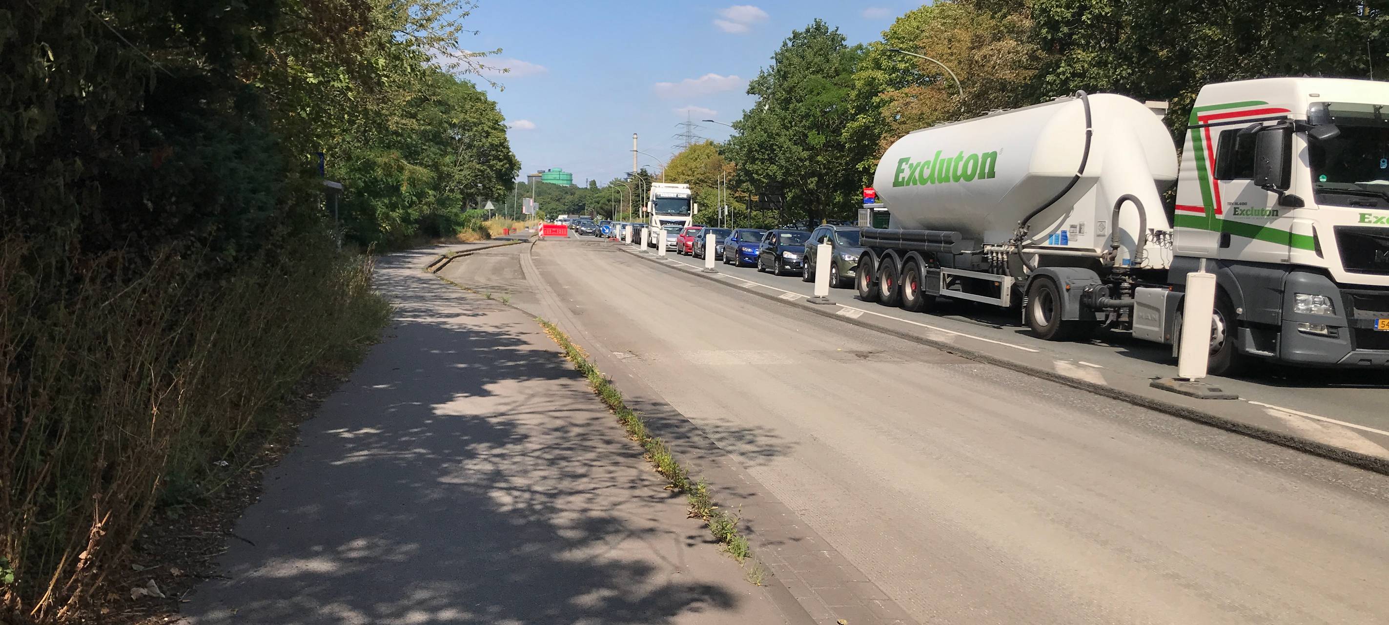 Autofahrer genervt von Bauarbeiten an B288