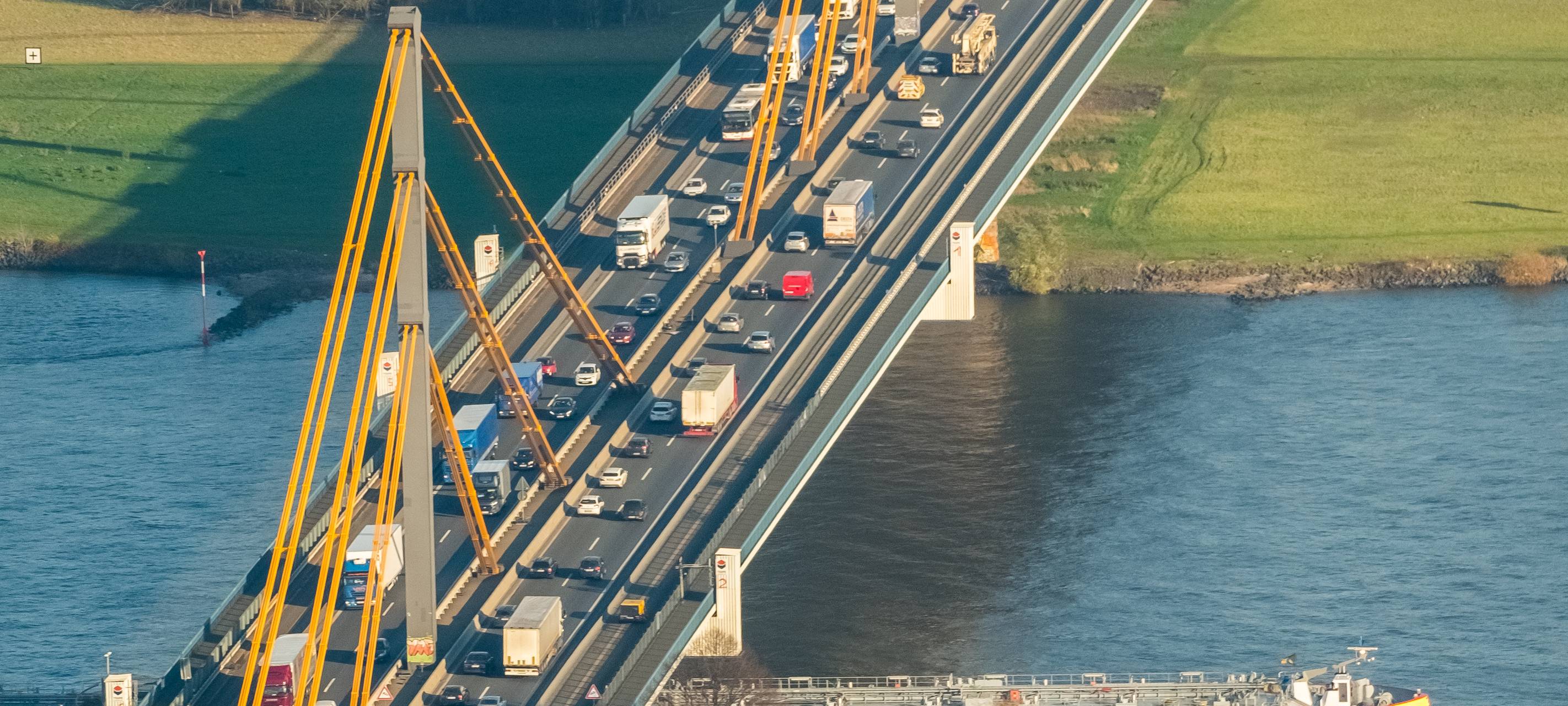 Details zum Baustart der A40 Rheinbrücke