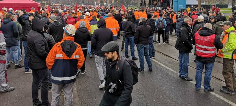 Heute große Thyssen-Demo