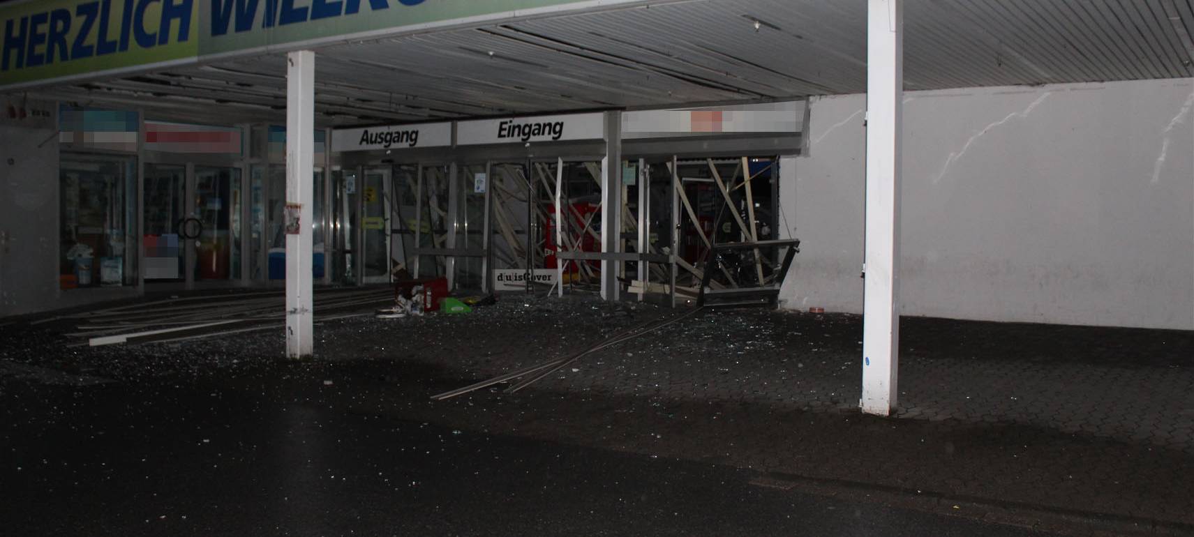 Geldautomatensprengung Großenbaum