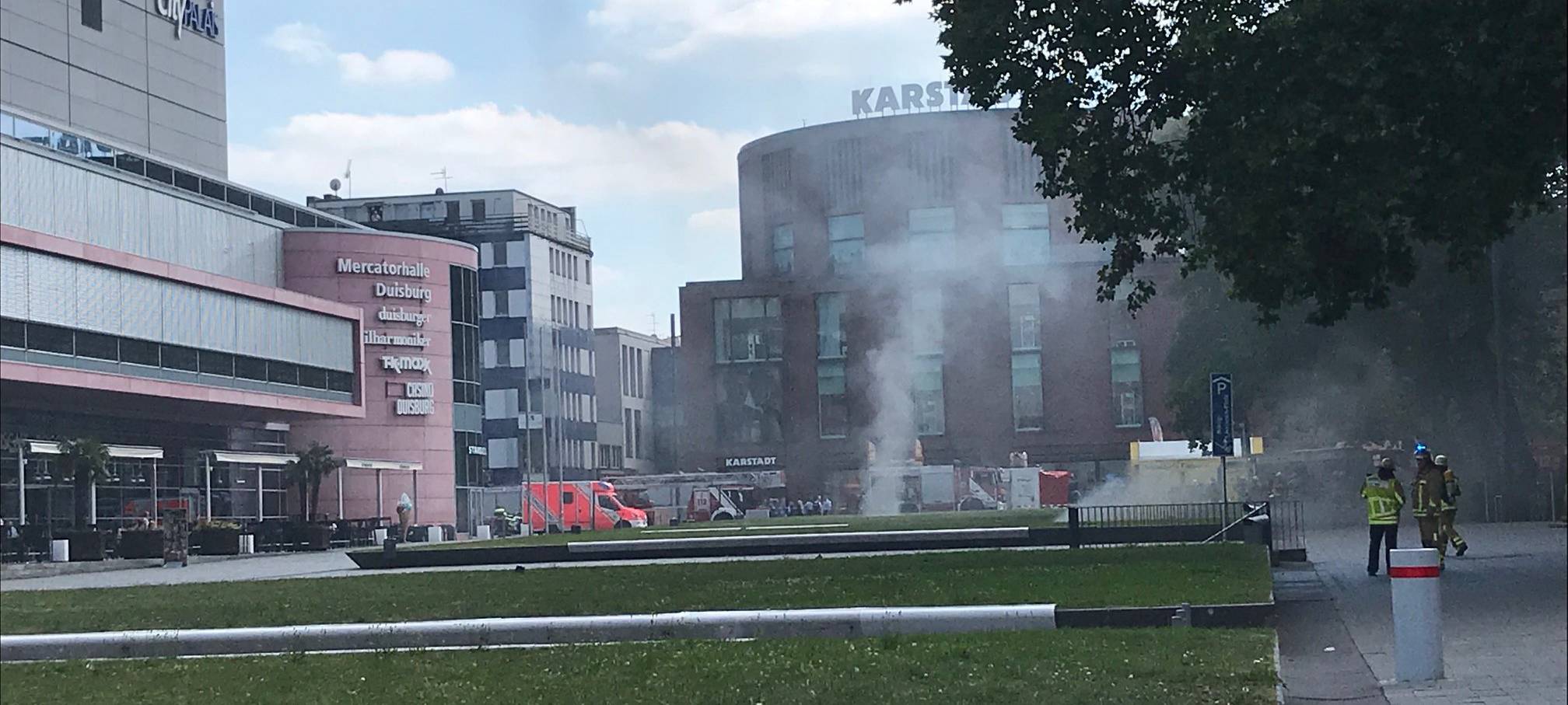 Brand in Tiefgarage am König Heinrich Platz