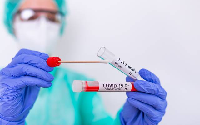 Covid Reagenzgläser Labor Test Corona