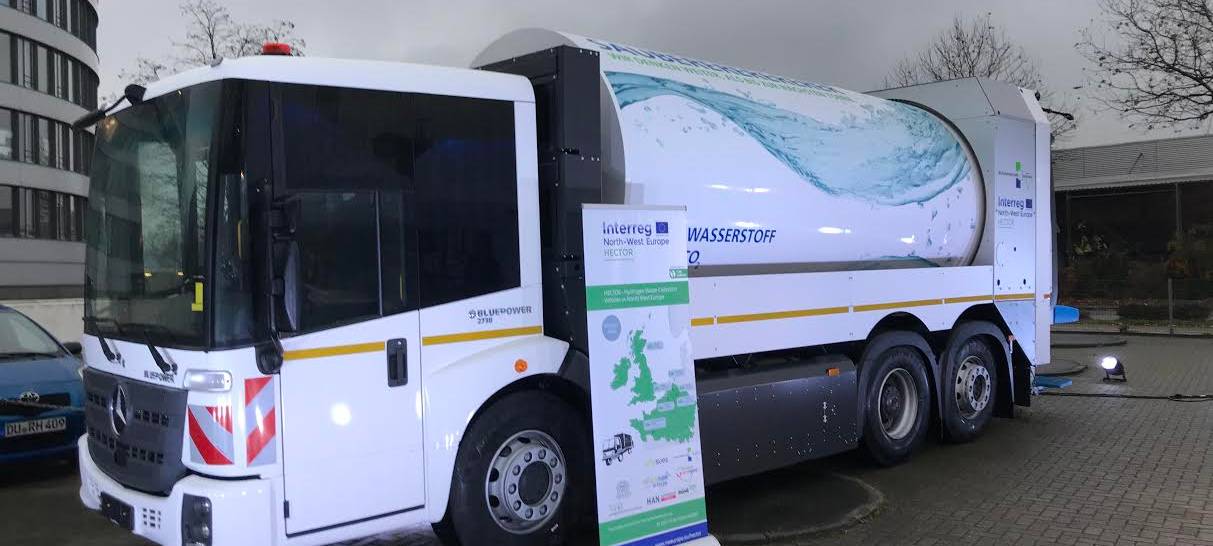 Wirtschaftsbetriebe Duisburg mit erstem Wasserstoffmüllwagen