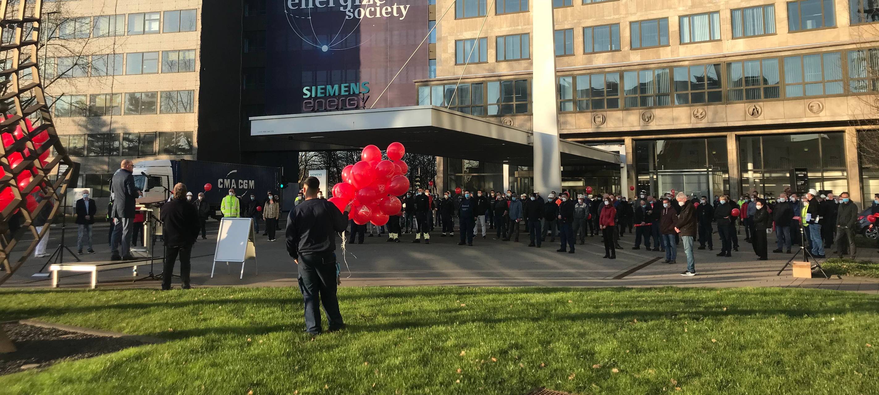 Streik bei Siemens Duisburg