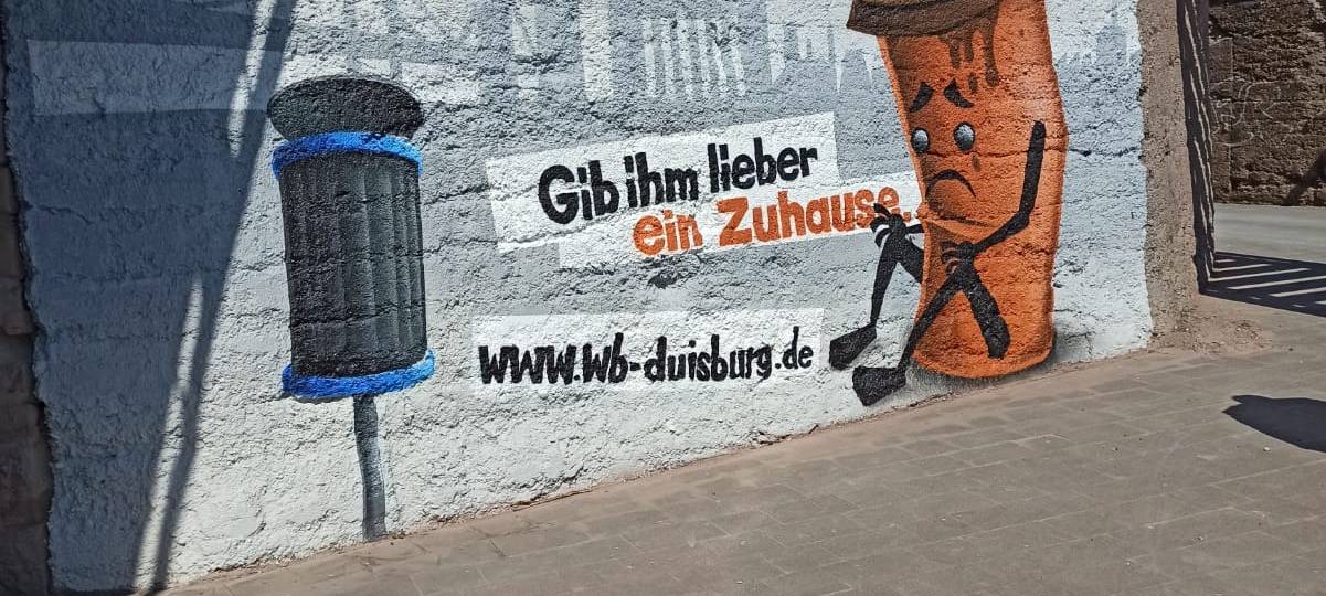 Aktion gegen achtloses Wegwerfen von Müll