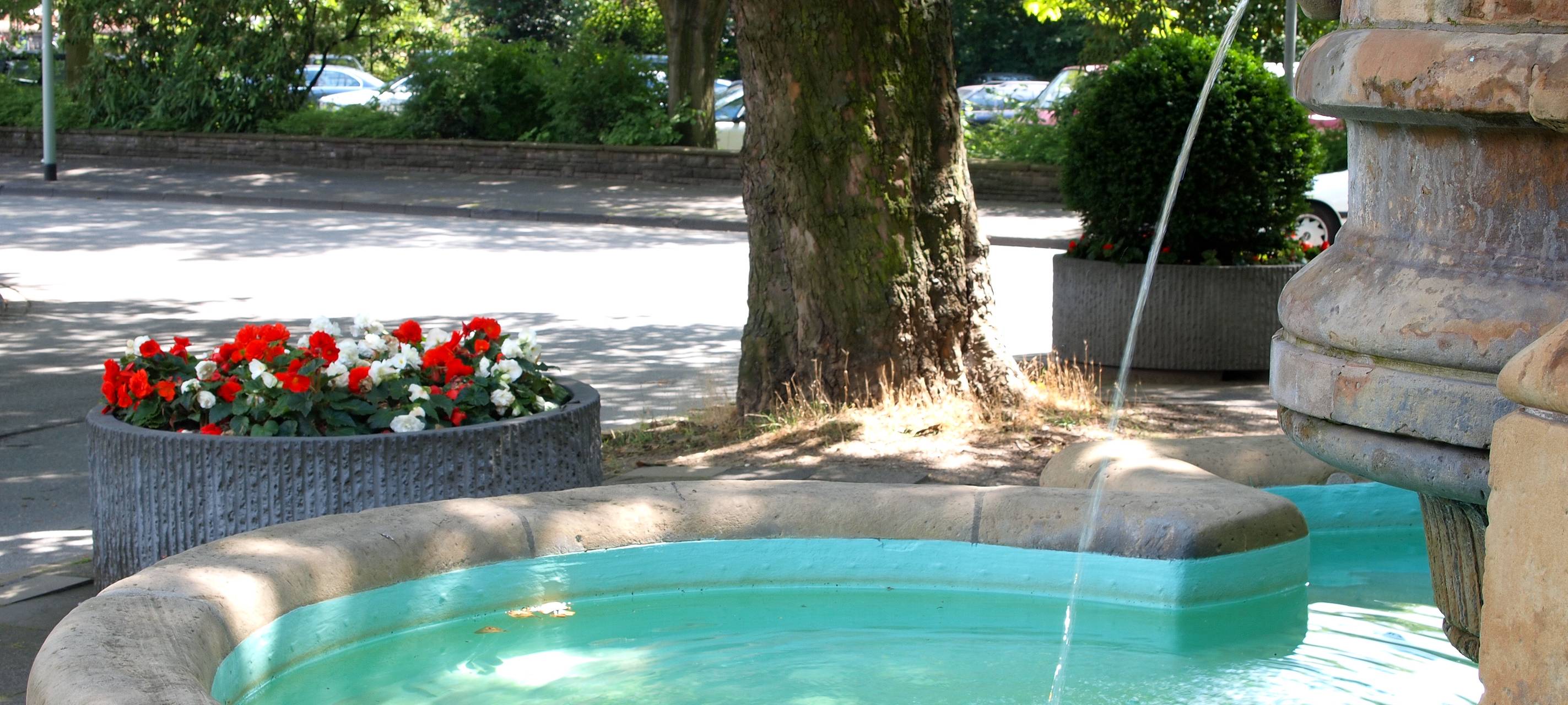 Wieder Brunnensaison in Duisburg