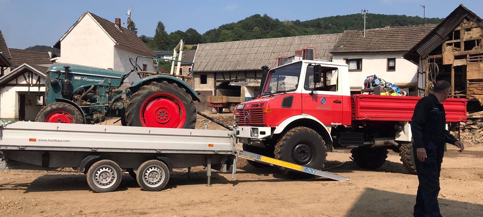 Hochwasserkatastrophe: Stadt Duisburg hilft vor Ort mit