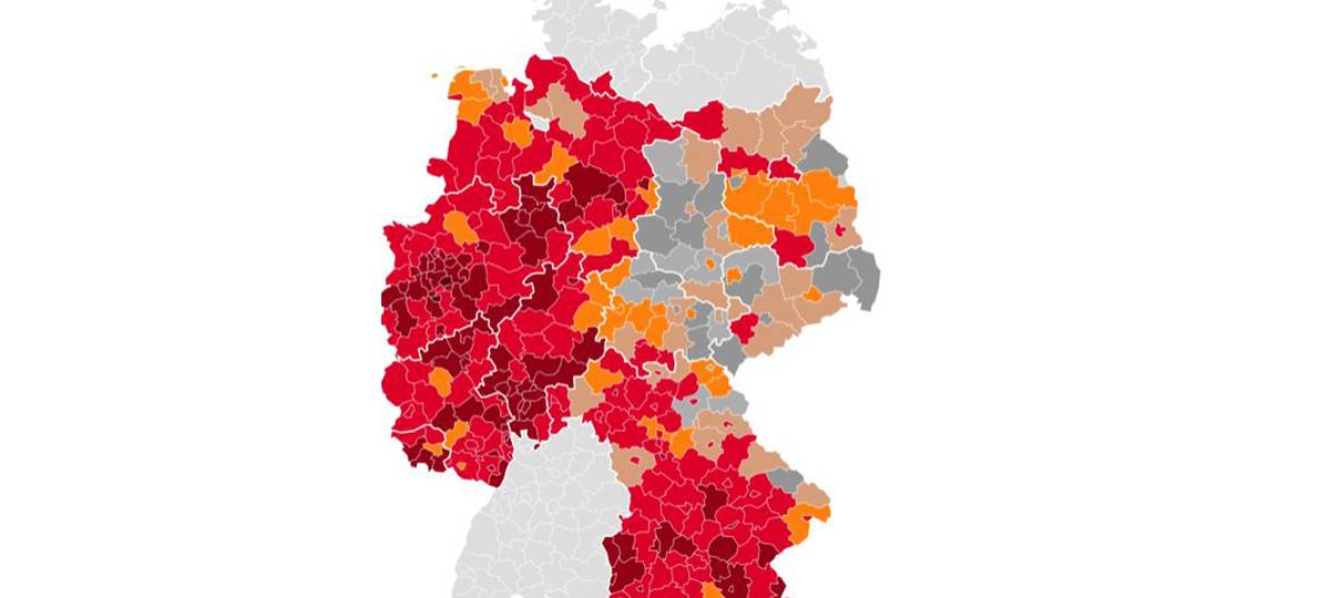 Karte: Neuinfektionen - in welchen Städten und Kreisen ist die Inzidenz über 100?
