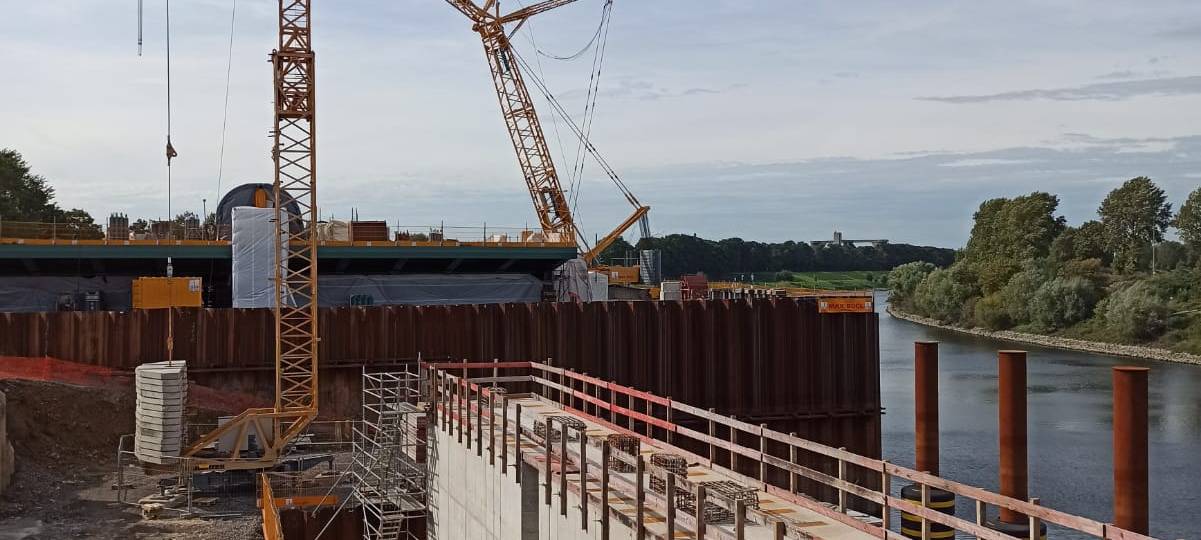 Fortschritt bei Arbeiten am Karl-Lehr-Brückenzug