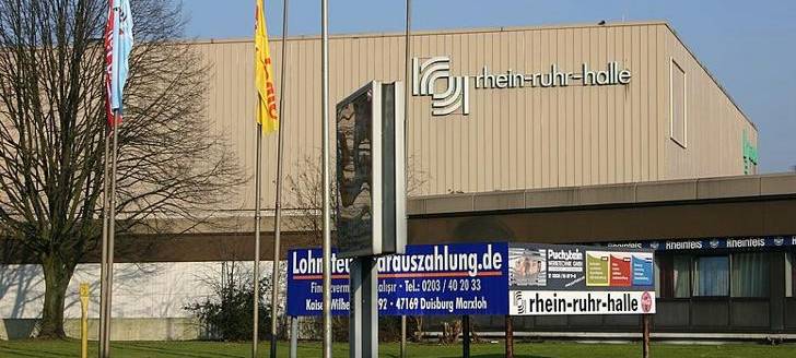 Abrissarbeiten an der Rhein-Ruhr-Halle gehen voran