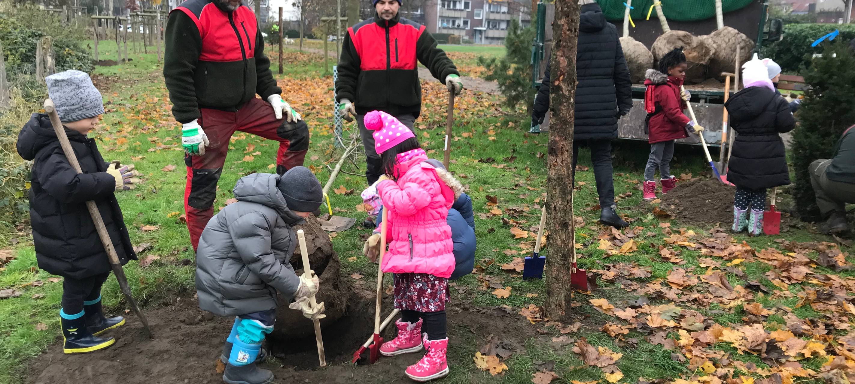 Duisburg Neuenkamp: Allee der Jahresbäume bekommt Zuwachs
