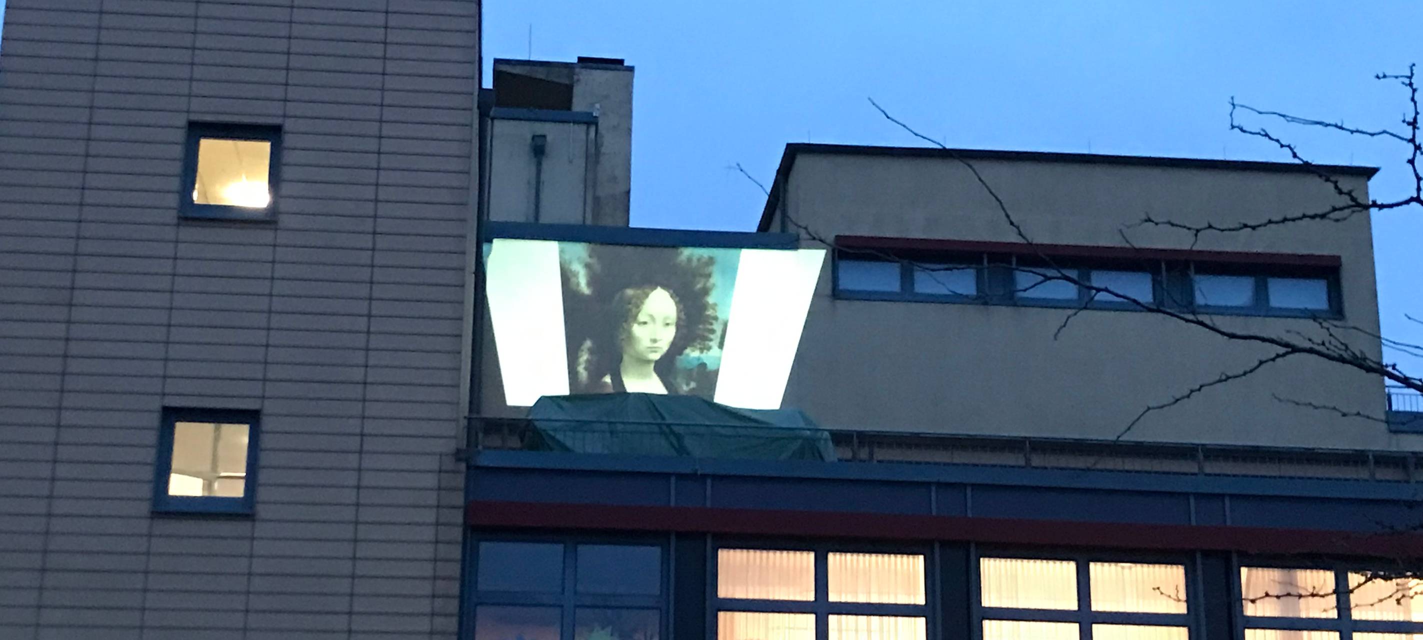 Rheinhausen: Heinrich-Heine-Gesamtschule Lichtaktion