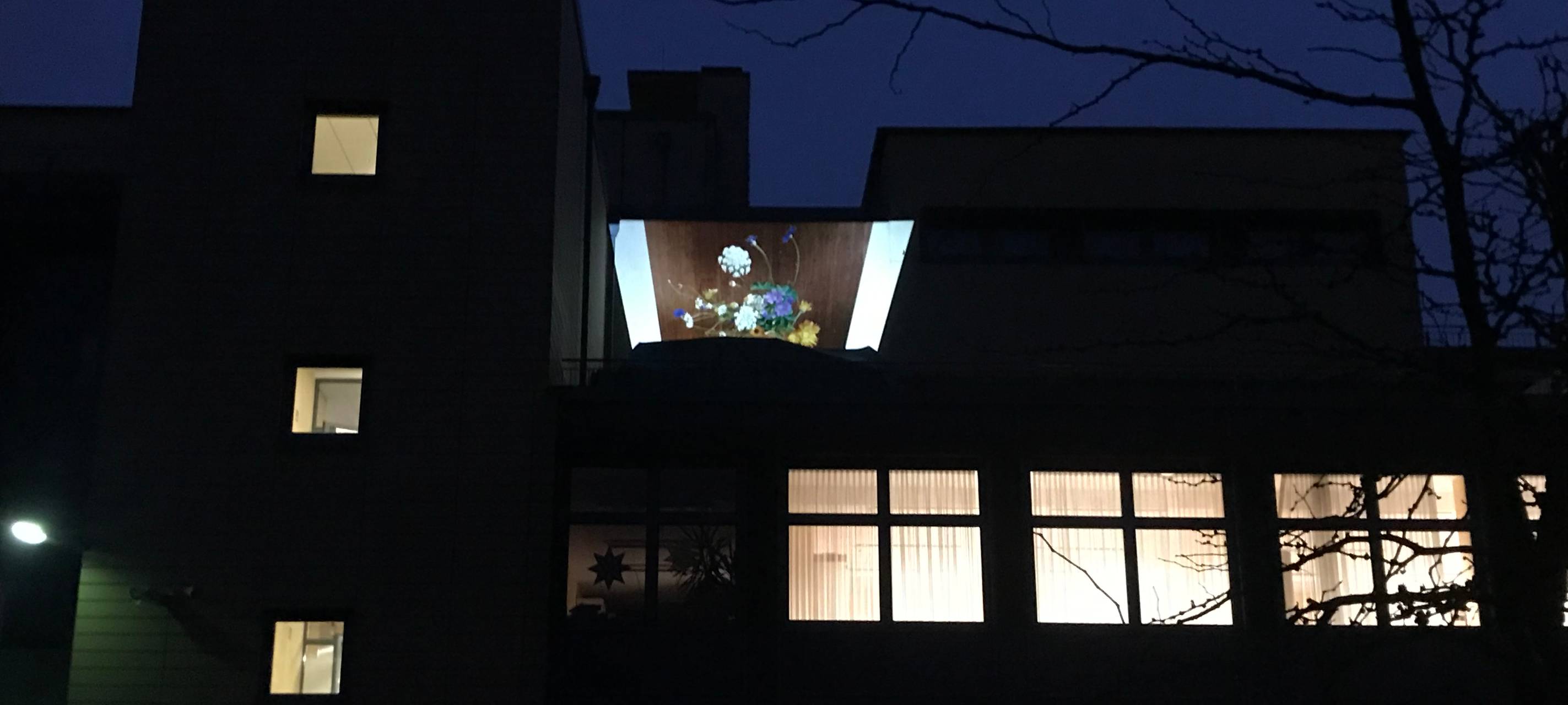 Rheinhausen: Heinrich-Heine-Gesamtschule Lichtaktion