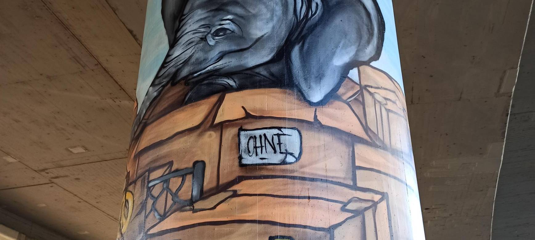 Graffitis mit Heimatgefühl