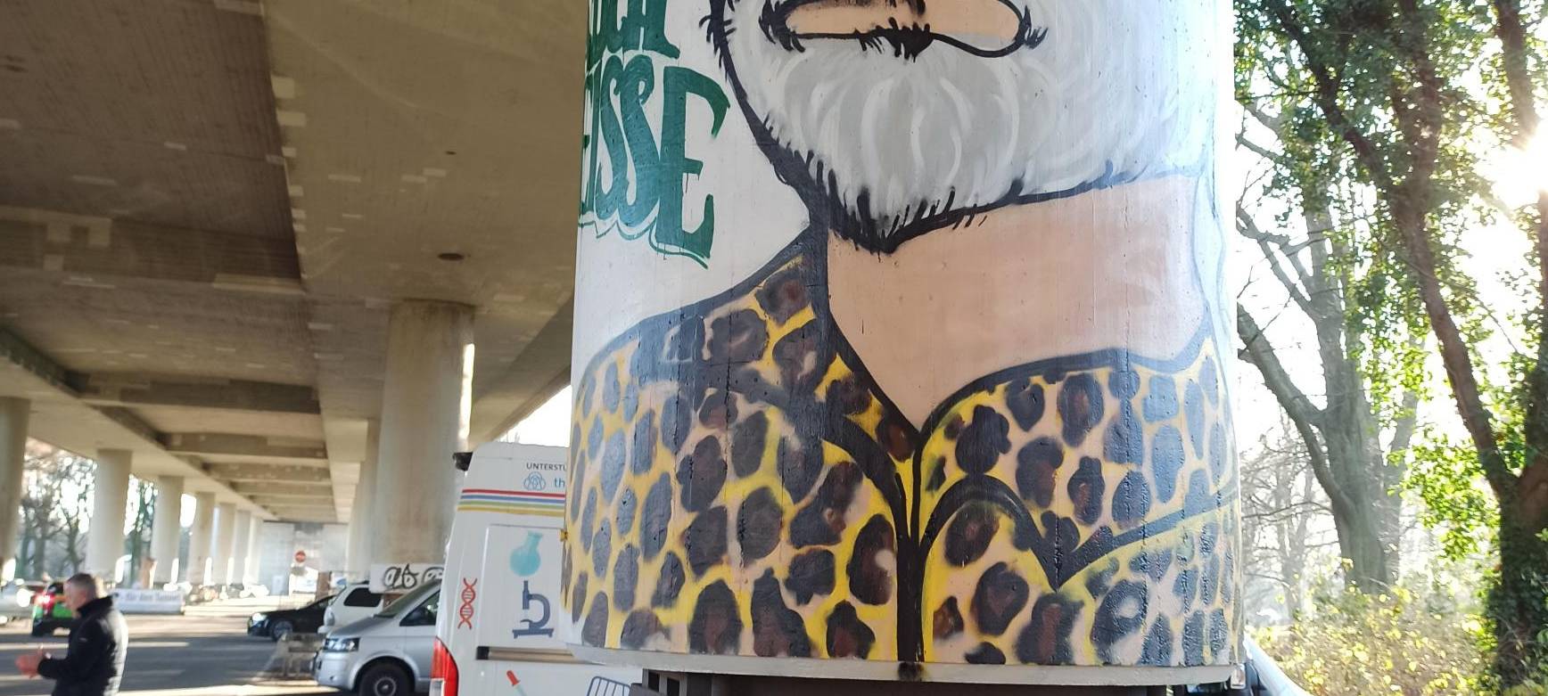 Graffitis mit Heimatgefühl