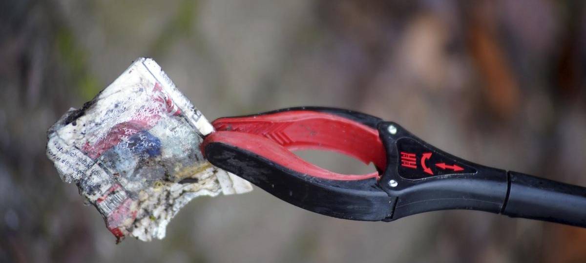 Müllsammelaktion in Rheinhausen