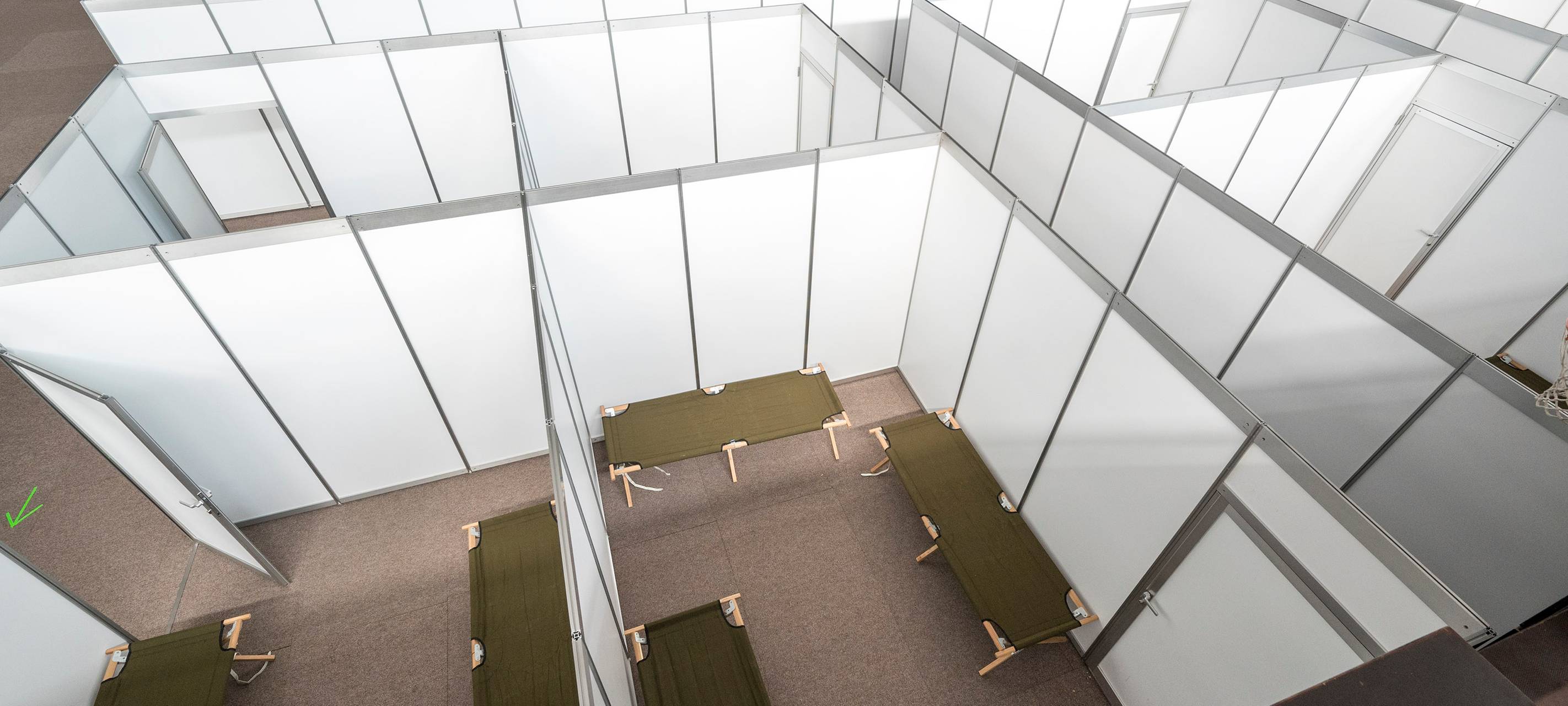 Stadt Duisburg bringt weitere Ukraine-Flüchtlinge in Homberger Glückauf-Halle unter