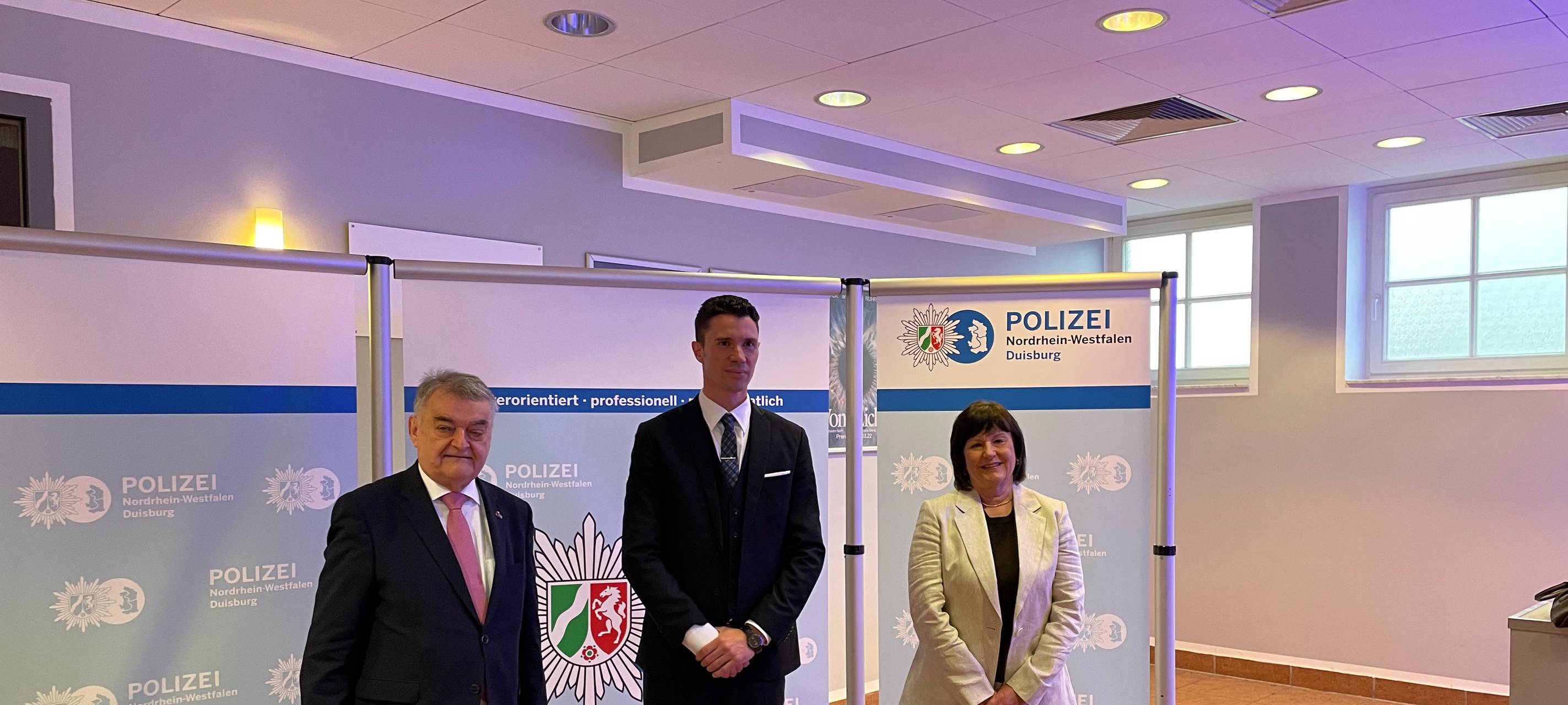 Duisburg hat offiziell einen neuen Polizeipräsidenten