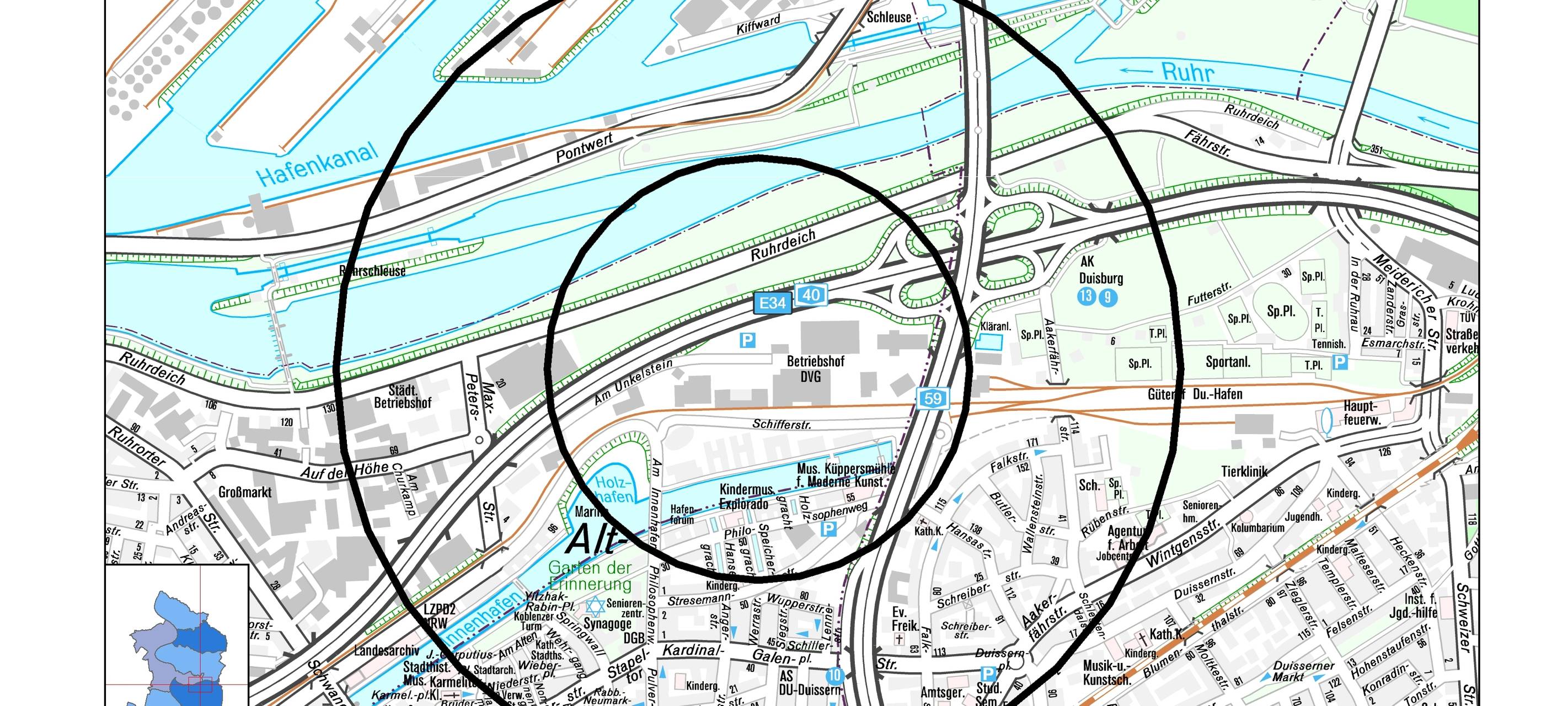 Bombenentschärfung in Kaßlerfeld