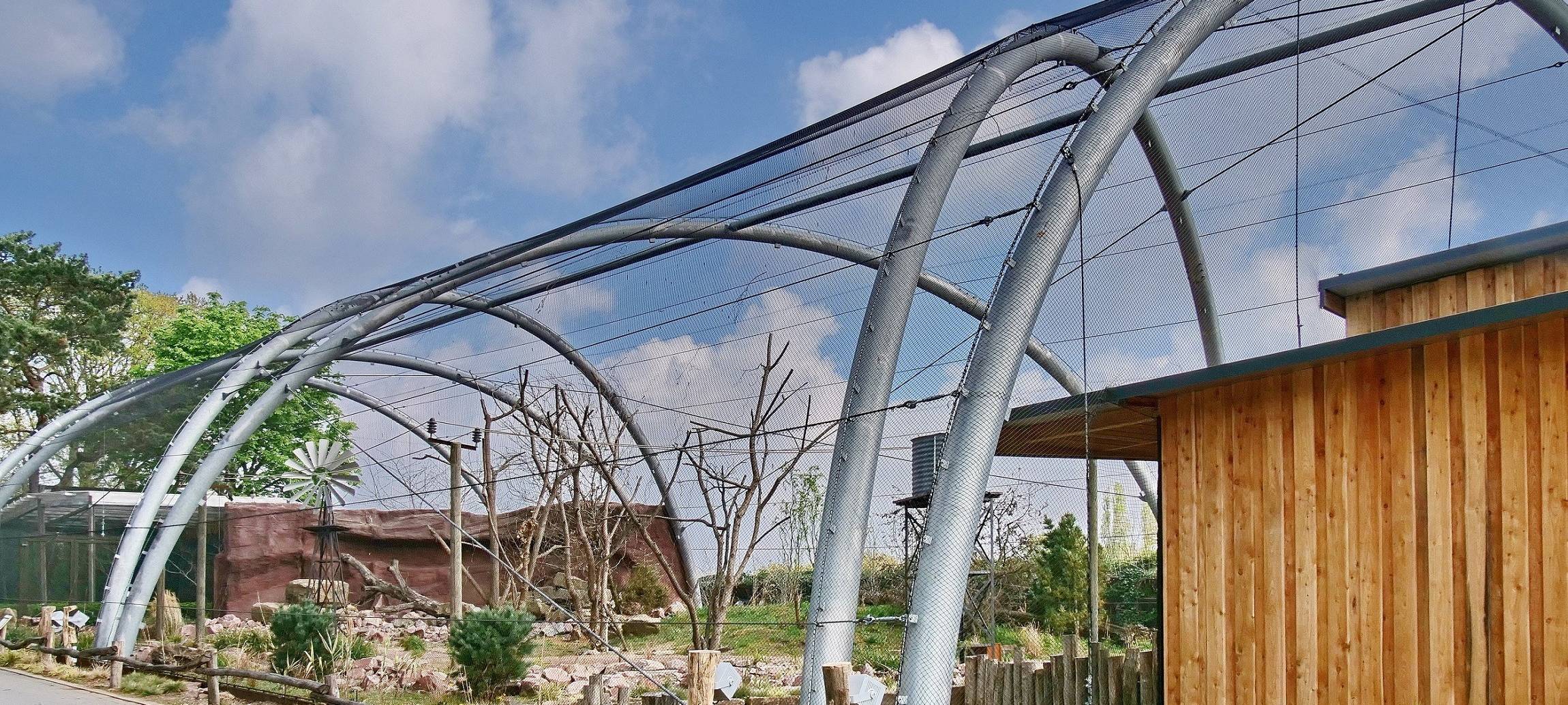 Neue Outback-Voliere im Zoo