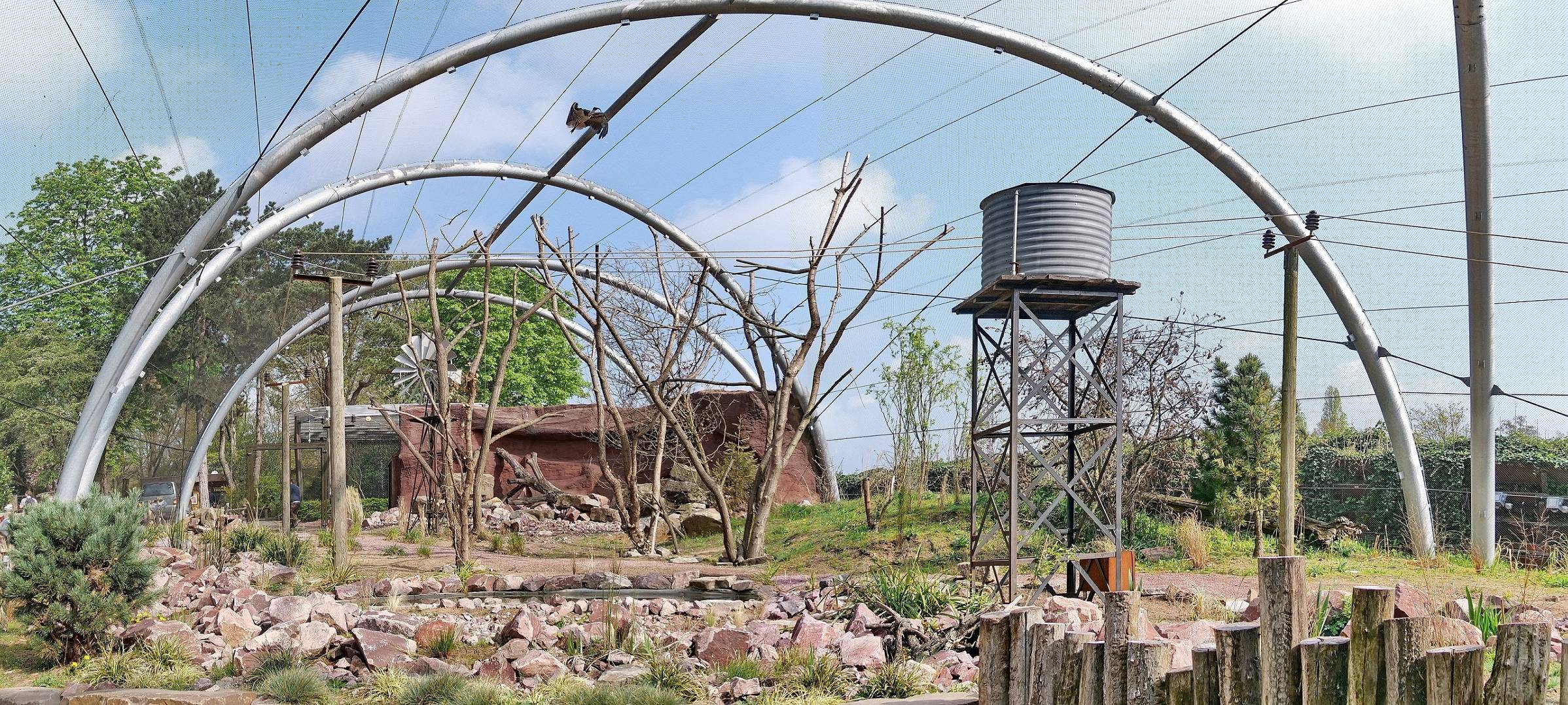 Neue Outback-Voliere im Zoo