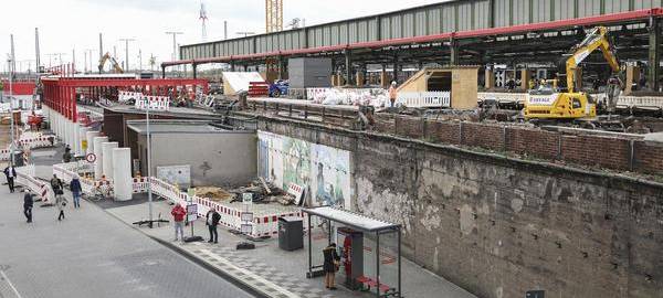 Kein Gaffa-Tape mehr am Duisburger Hauptbahnhof