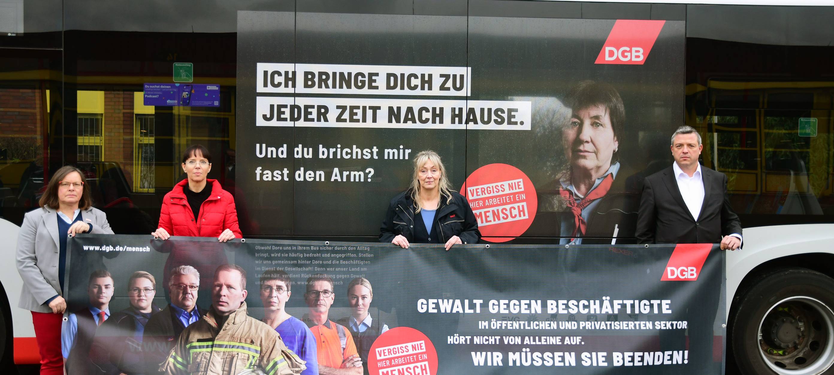„Vergiss nie, hier arbeitet ein Mensch!“ - DVG Beteiligt sich an Kampagne für mehr Respekt