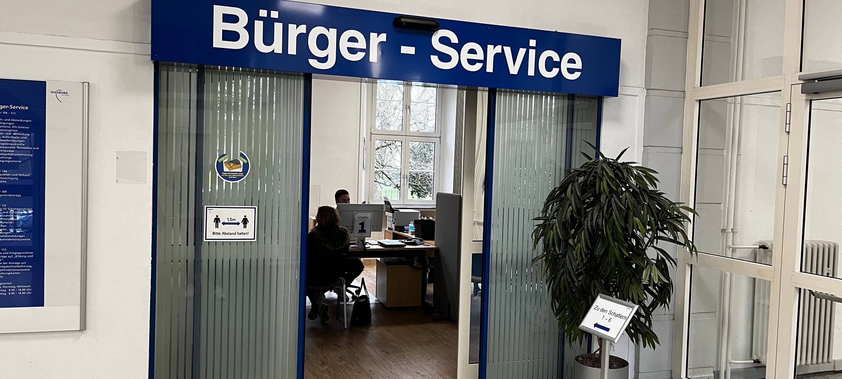 Modernisierter Bürgerservice Rheinhausen offiziell eröffnet worden