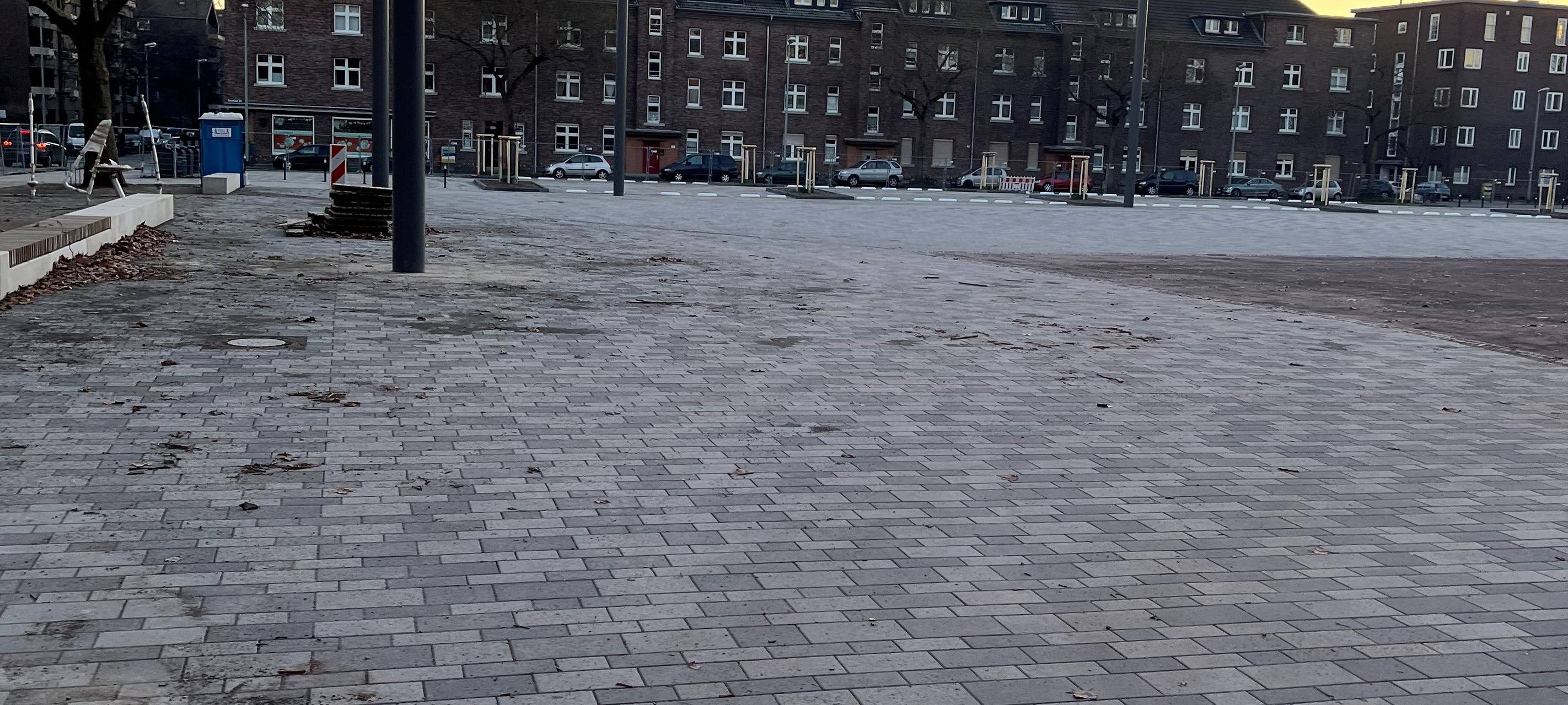 So läuft der Umbau beim Hochfelder Markt