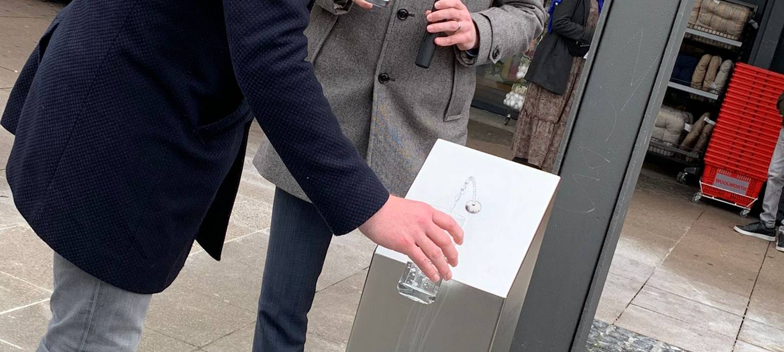 Neue Trinkwasserbrunnen in der Innenstadt