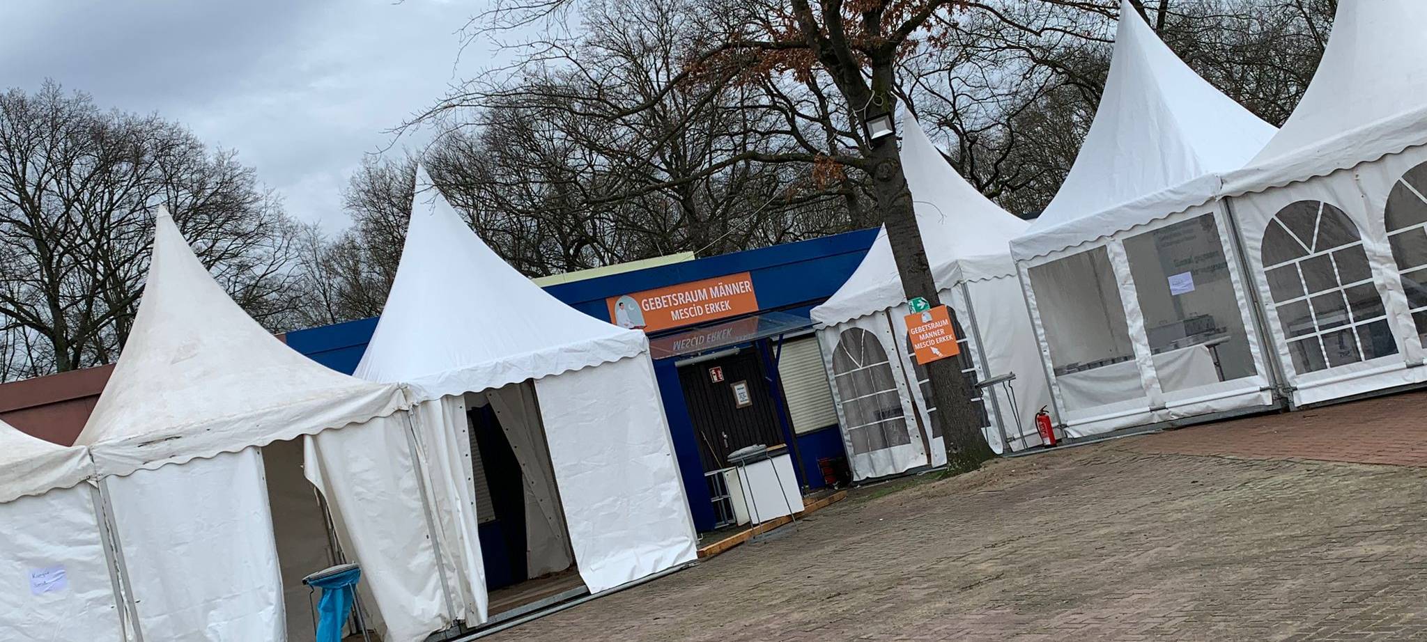 Ramadanfest in der Zeltstadt