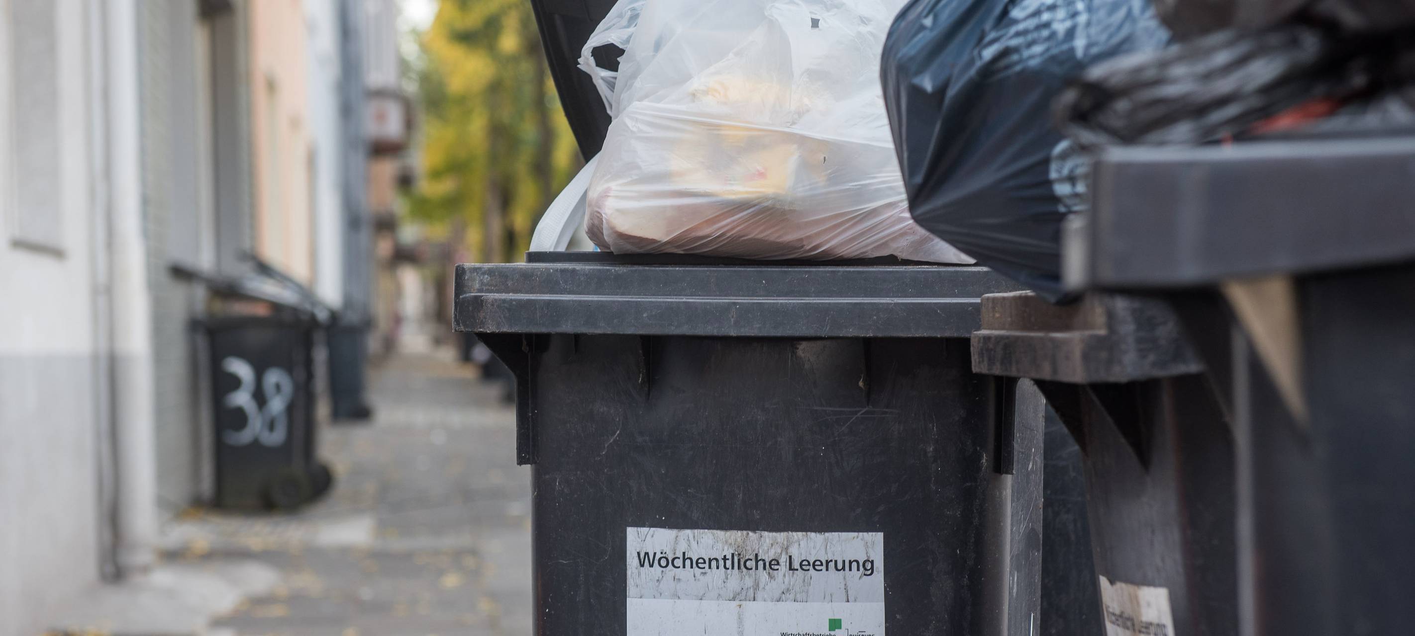 Müll wird heute später abgeholt